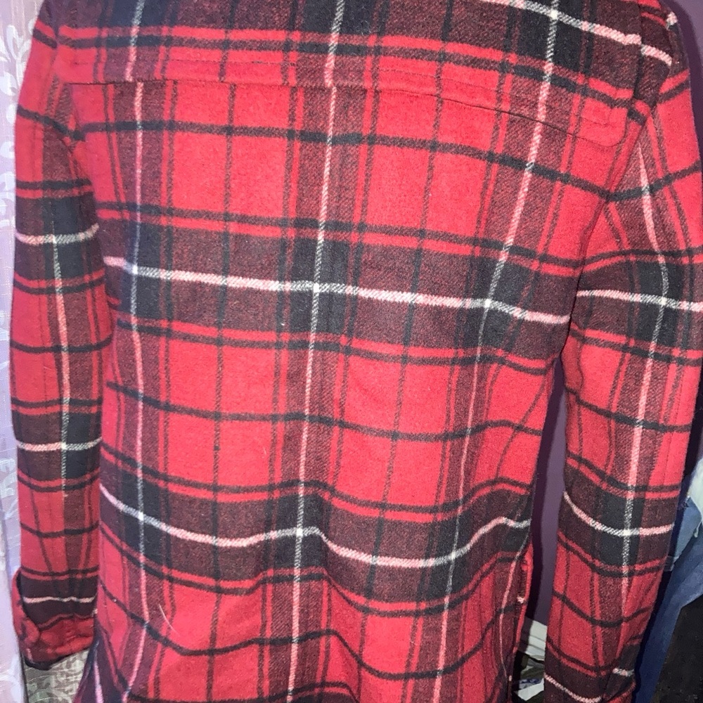 Gap Plaid Toggle Coat - image 4